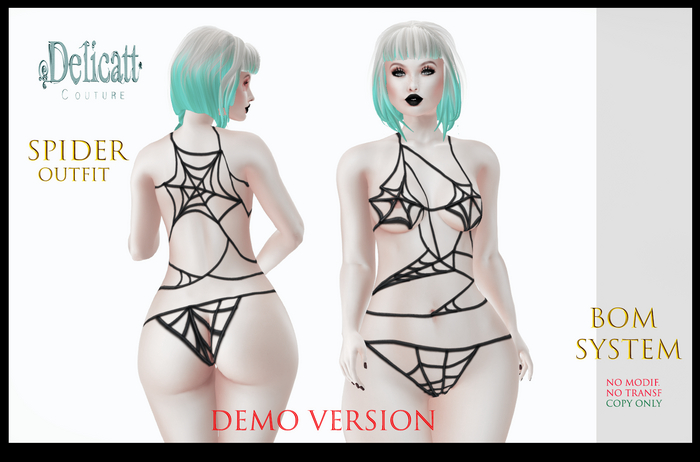 Delicatt Couture - demo - Spider Outfit
