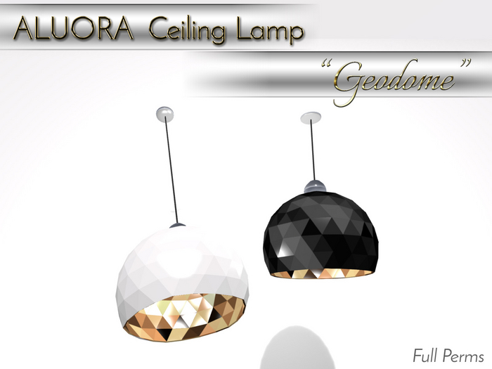 ALUORA Ceiling Lamp "Geodome" - Full Perms
