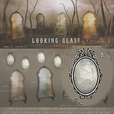 9) {anc} Looking-glass. {oval mirror} nickel