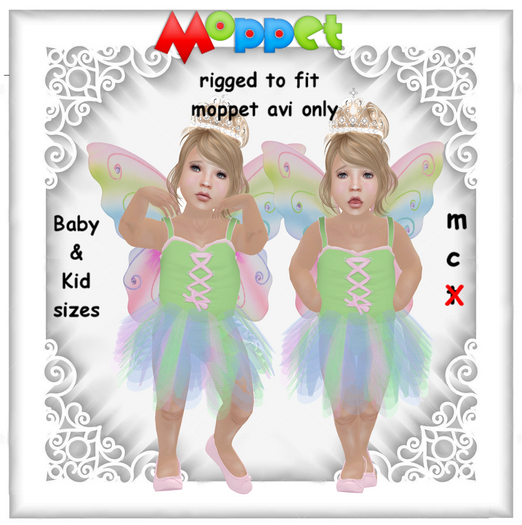 Moppet Fairy Princess Green  Set