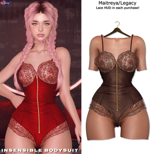 [Eternus] Insensible Bodysuit (Chocolate)