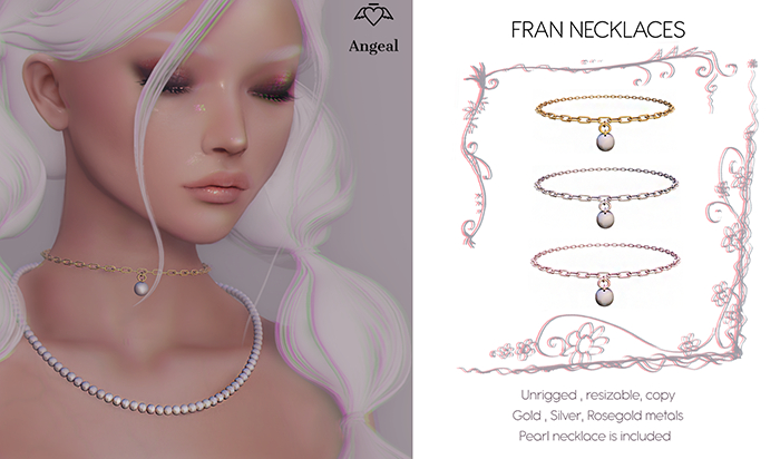 Angeal :: Fran Necklaces FATPACK