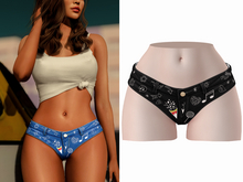 -[ vagrant ]- Alice Doodle Shorts - Black