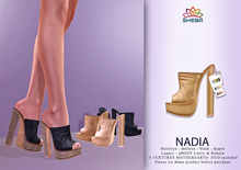 Nadia Platform Mules (MotherEarth) ~ Maitreya, Legacy, Kupra, Reborn