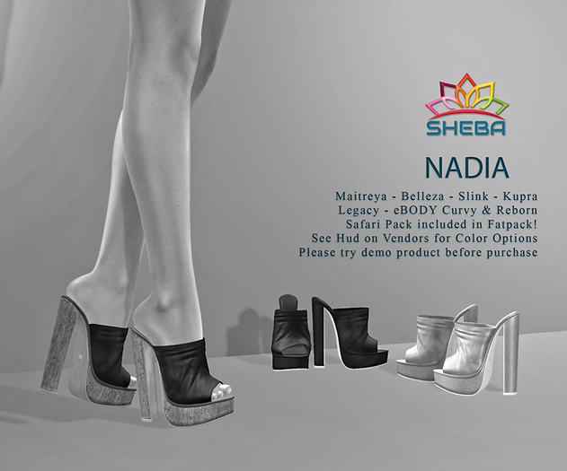 [Sheba] Nadia Mules Fatpack Demo