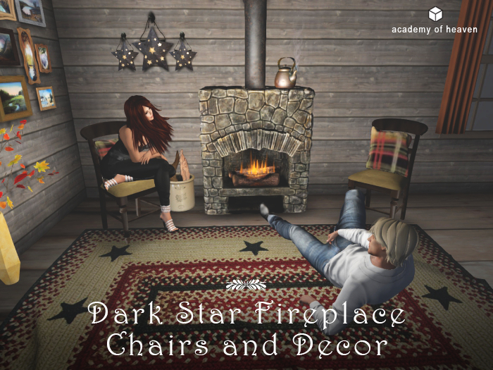 Menu Dark Star Fireplace-Chairs-Deco-Texture Change Rug
