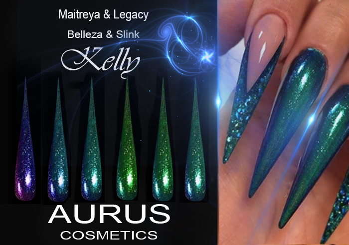 A U R U S - Kelly Stiletto Bento Nails