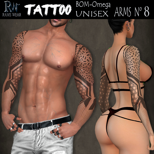 RAMS WEAR.-Tattoo-Arms N 8