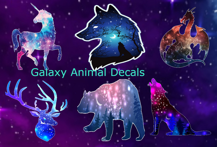 *LM* Galaxy Animal Decals