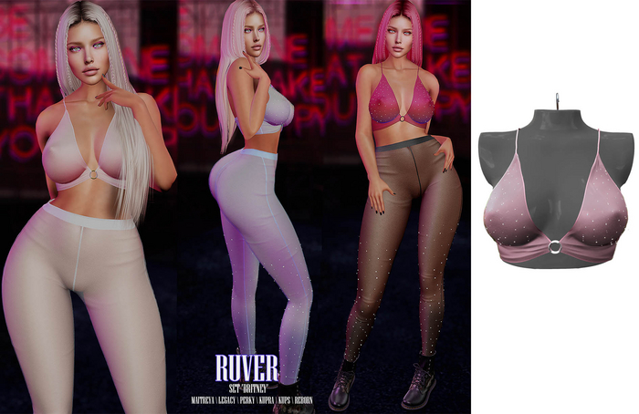 RUVER-Tops :: Britney- Raspberries