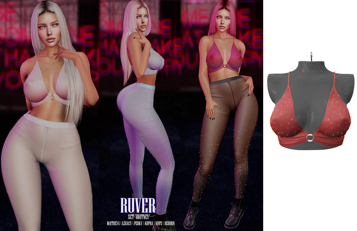 RUVER-Tops :: Britney- Red