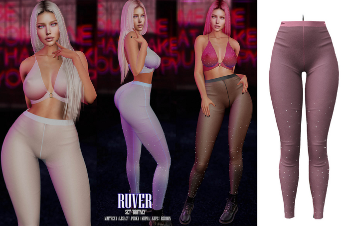 RUVER-Legging :: Britney- Raspberries