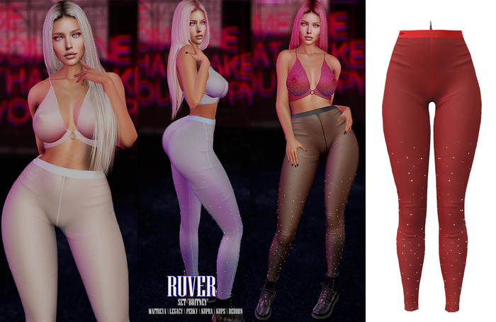 RUVER-Legging :: Britney- Red