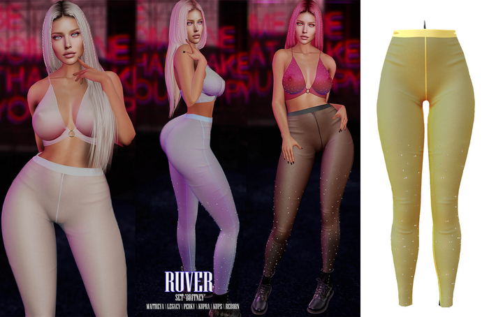 RUVER-Legging :: Britney- Yellow