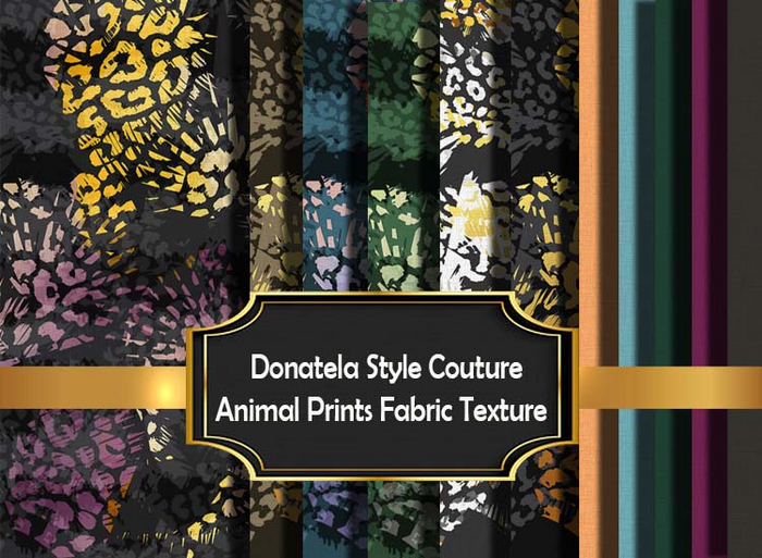 Donatela Style Couture Animal Prints Fabric texture seamless