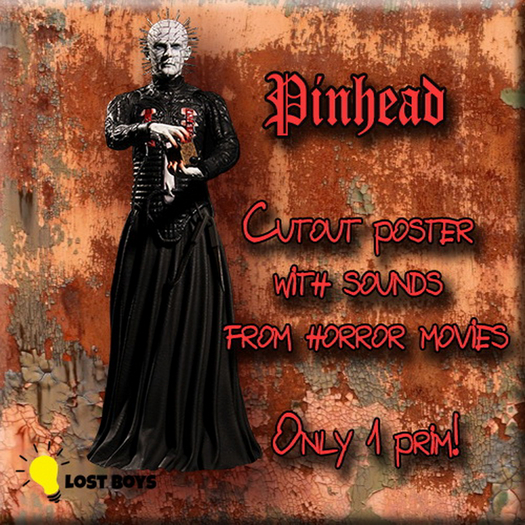 @LostBoys@ - Pinhead 3D Poster With Sounds