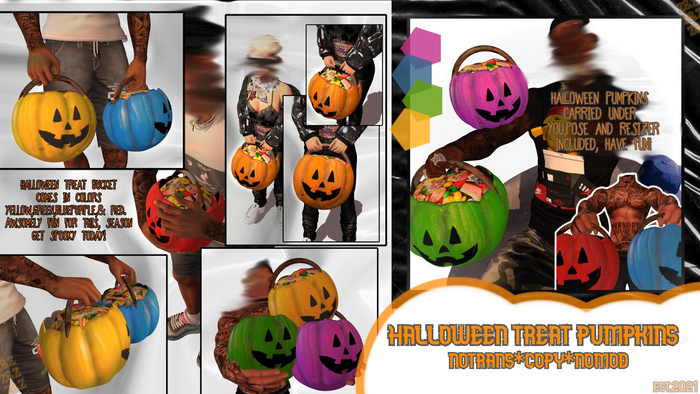 {DUALZZ}PUMPKIN TREAT BUCKET//