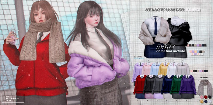 :uzu: hellow winter gacha - RARE(Maitreya) box
