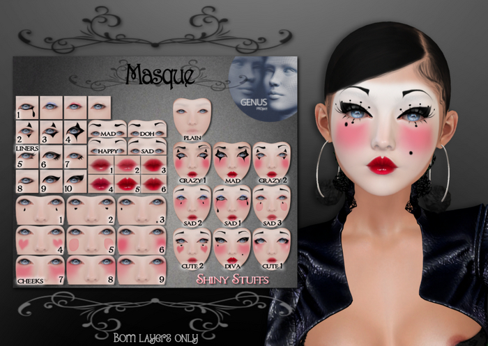 ~Shiny Stuffs~ Genus Masque BOM set 