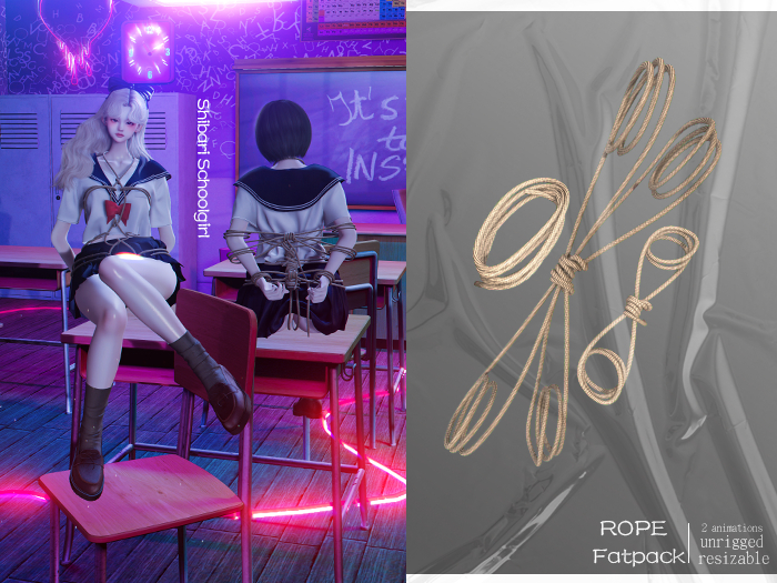 FenDuDu_Shibari Schoolgirl - Rope (fatpack)