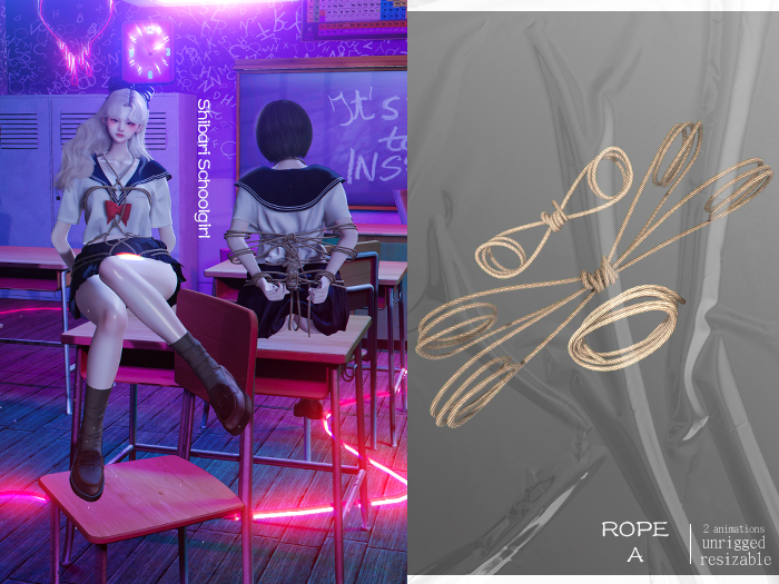 FenDuDu_Shibari Schoolgirl - Rope A