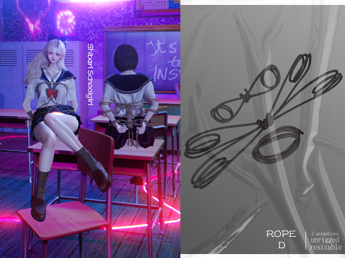 FenDuDu_Shibari Schoolgirl - Rope D