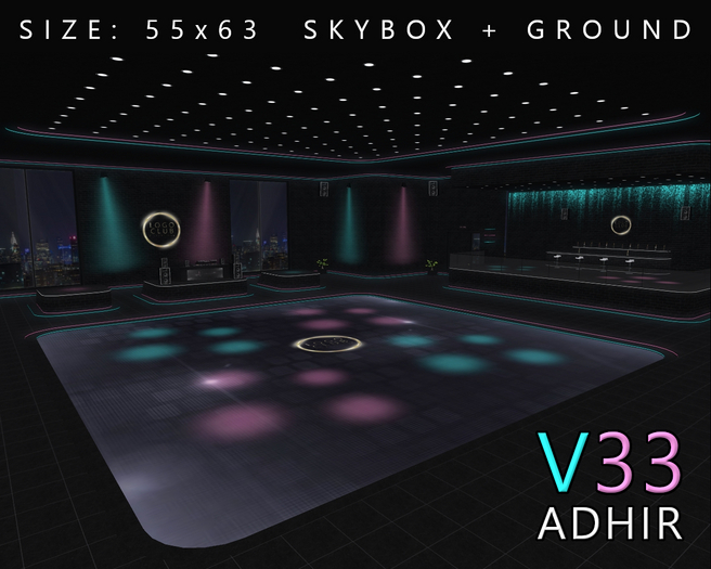 V33 - [Pink & Blue] - Disco Club & Night Club - [ADHIR] - BOX
