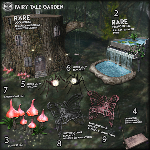 [Since1975] Fairytale Garden Set- Fat pack