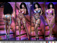Erin Leather Garter Set , REBORN ,Inithium Kupra, Legacy,Slink,Maitreya,Petite,Kups,Redux,Bom