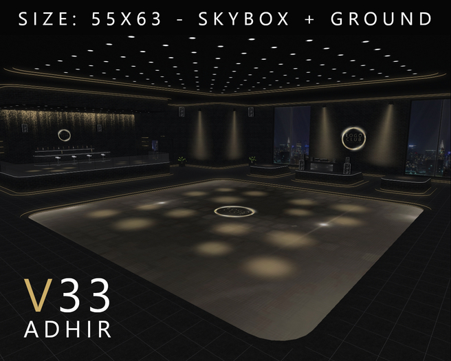 V33 - [Gold Neon] - Disco Club & Night Club - [ADHIR] - BOX