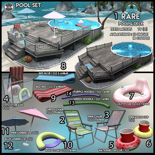 [Since1975] Pool Set - FAT PACK