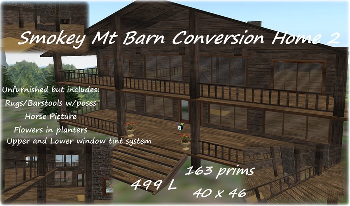 Smokey Mt Barn Conversion Home 2