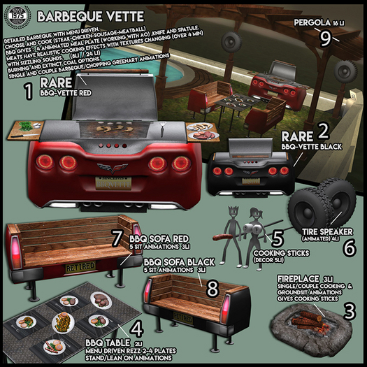 [Since1975] BBQ Vette  - FAT PACK