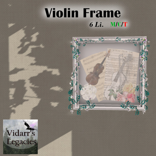 Vidarr's Legacies: Violin Frame 