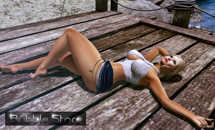 Bubble - Model Sexy Lay Bento Pose