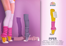 Piper Sneaker w Thigh High Socks & Leggings (Fatpack) ~ Maitreya, Legacy, Kupra, Reborn