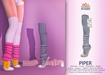 Piper Sneaker w Thigh High Socks & Leggings (MotherEarth) ~ Maitreya, Legacy, Kupra, Reborn
