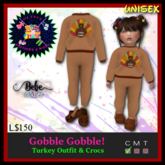 *LVD* Gobble Gobble Outfit - BeBe (Toddler)