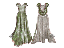 !dM Maharani | Silk Robe EPIDOT/POWDER | Maitreya Lara