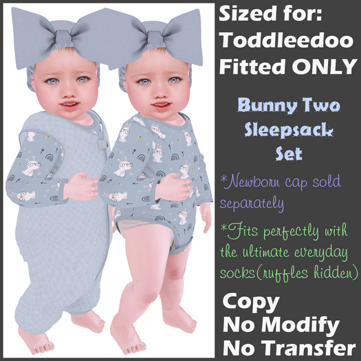 [Back to Basics] Bunny 2 sleepsack set
