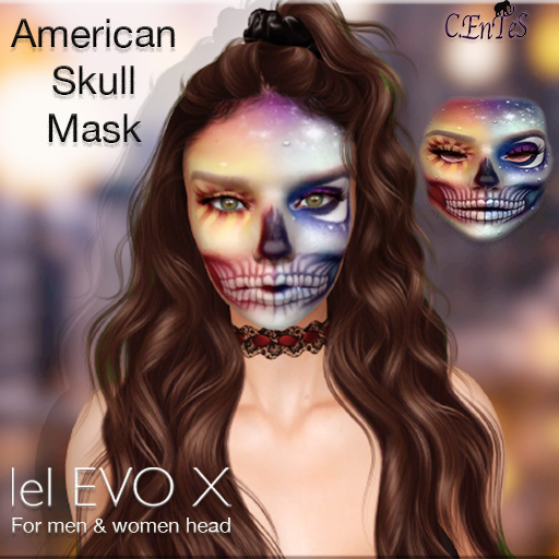 -C.EnTeS.- LeLUTKA EvoX American skull Mask