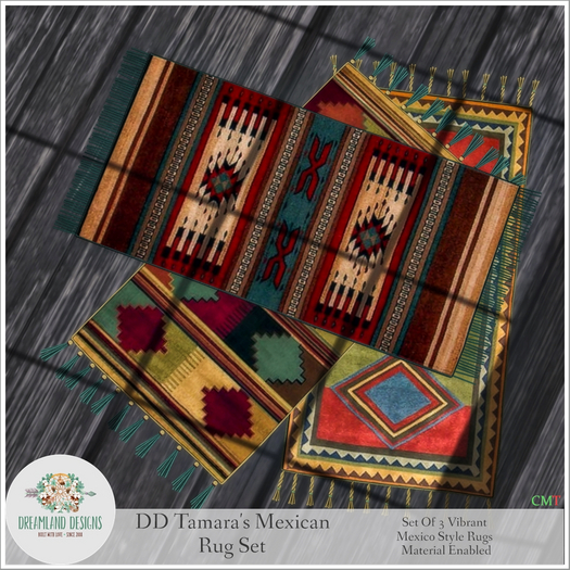 DD Tamara's Mexican Rug Set/ADD