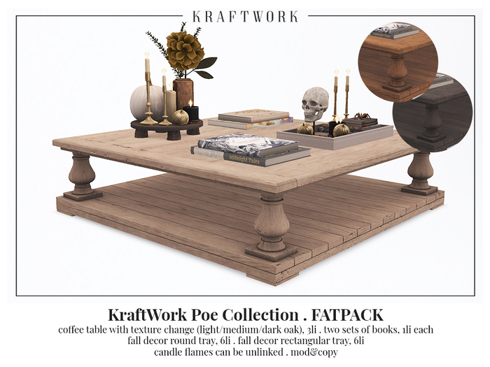 KraftWork Poe Collection . FATPACK (Add Me)