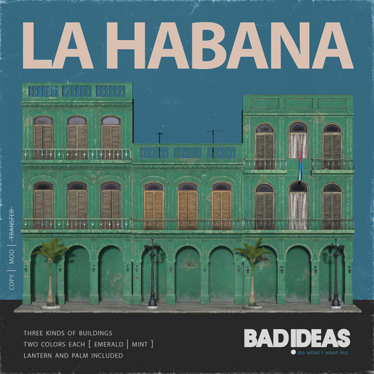 ' BAD IDEAS ' La Habana [emerald & mint]