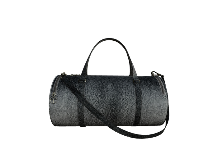 Hollyhood Teflon Duffle Bag - Black Leather