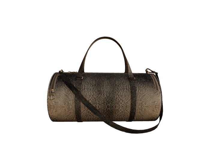 Hollyhood Teflon Duffle Bag - Brown Leather