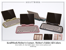 KraftWork Writer's Corner . Writer's Tablet All Colors (Add Me)