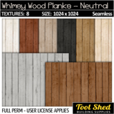 Tool Shed - Whimsy Wood Planks - Neutral