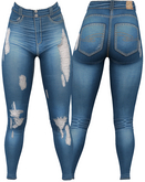 RIOT / Ember Distressed Jeans - Blue42s