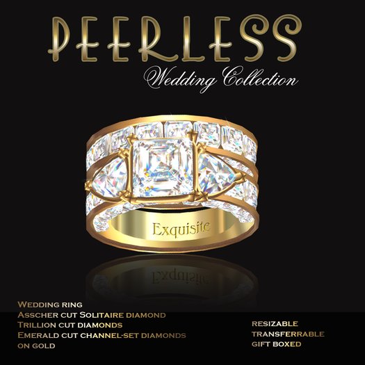 Exquisite Peerless Gold Wedding Ring